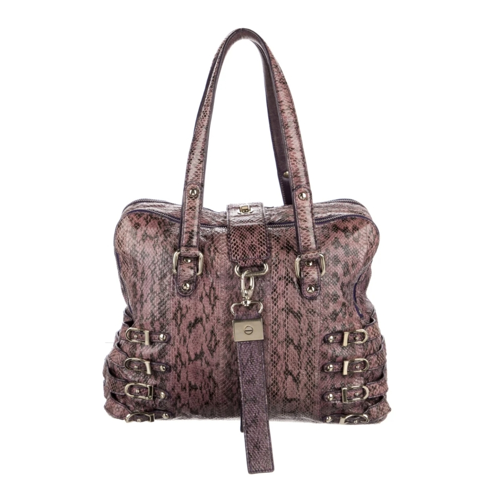 Authentic Jimmy Choo Python Shoulder Bag